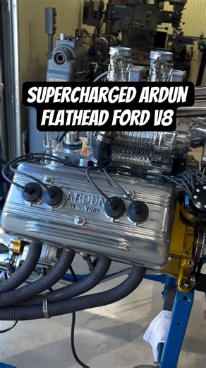 #Supercharged Ardun #Flathead #Ford #Engine #automobile #hemi #flatheadv8 #history