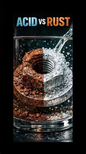 Rusty Bolt DESTROYED by Acid! 😱 Insanely Satisfying Rust Removal ASMR 🔥