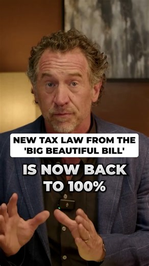 2025 Tax Law Update: Bonus Depreciation Is Back — But Should You Take It? Thanks to the Big Beautiful Bill, 100% bonus depreciation is back and now permanent. But before you rush to write everything off… listen to what Mark J. Kohler has to say. 👀 It’s not just about taking the biggest deduction. You need a strategy — especially if you’re a business owner or real estate investor. Mark breaks it down in this quick reel — and there’s a full video with 4 key tax-saving strategies every business ow