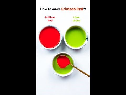 How to Create 12 New Colors Using Just 2 Basics Colors! Satisfying Color Mixing 🎨 #colors #asmr #art