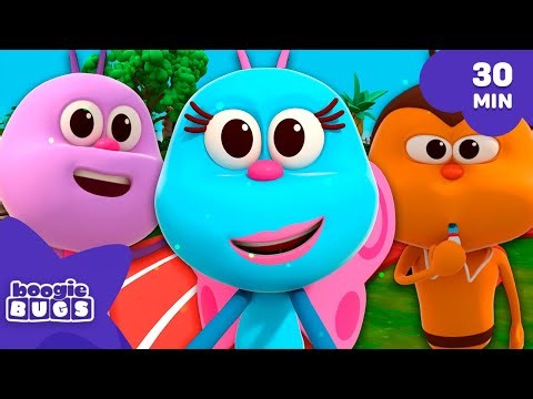 Learn Body Parts - Kids Songs Compilation | BOOGIE BUGS 🐞 (30 min) Nursery Rhymes and Kids Songs