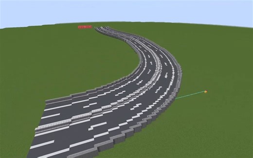 【我的世界】颠覆传统，使用CurveBuilding插件快速建造曲线道路！