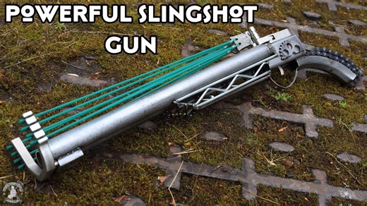 Powerful slingshot from scrap