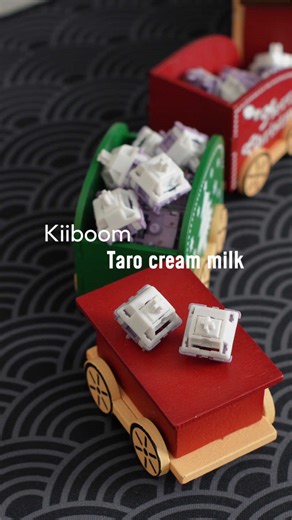 Taro Cream Milk Tactile Switches Sound Test