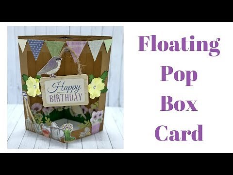 Floating Pop Box Card Original Design