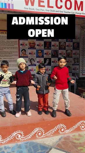 Admission Open at MKJC School Session 2026 #playgroup #admissionsopen #school #students #learning