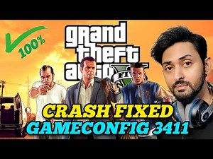 [FIXED] GTA 5 CRASH PROBLEM SOLVED | GAMECONFIG 3411 | GTA 5 OFFLINE MODS | HINDI/URDU | THE NOOB