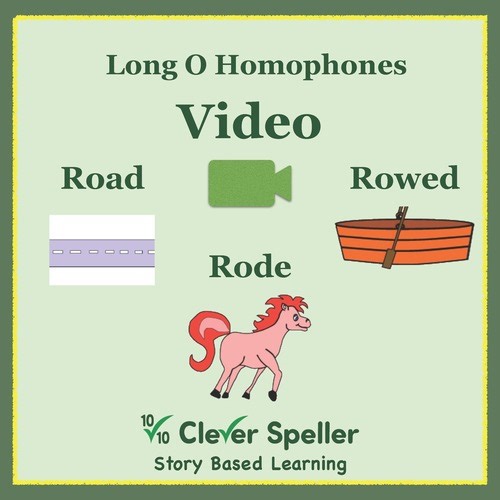 Road Rode and Rowed: Long O Grammar Homophones Free Video
