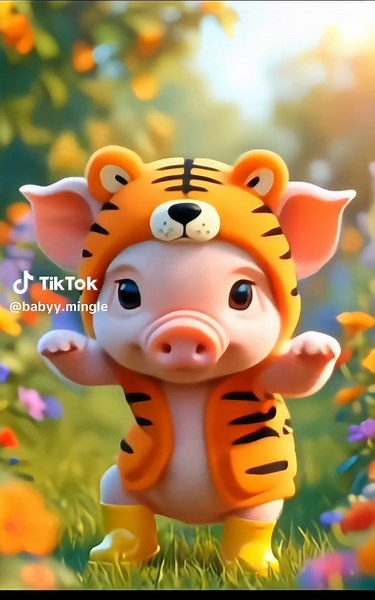 Piglet Motor dance@Baby Mingle #kidscartoon #songforkids #cartoon #tiktokkids #cartoonkids