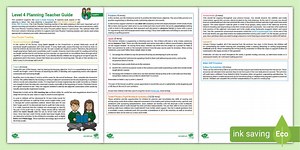 Level 4 Phonics Planning Teacher Guide