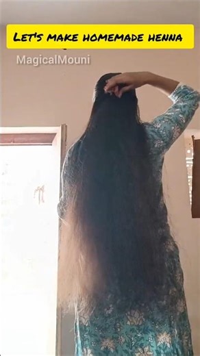 let's make homemade henna #viral#8millionviews #shortsfeed #trending @MagicalMouni