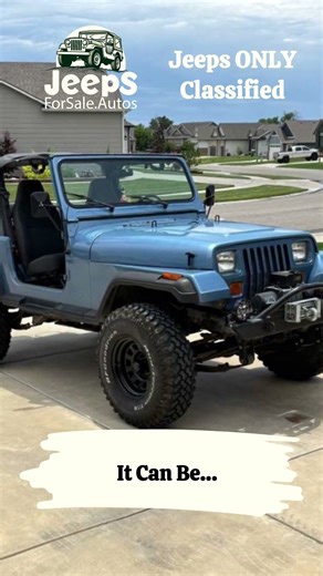 🔥 1988 Jeep Wrangler YJ 🚙 | Classic 4x4 Off-Road Icon For Sale! #Jeeps