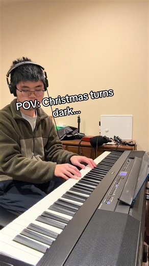 POv: Christmas turns dark #christmas #dark #holiday #piano #music