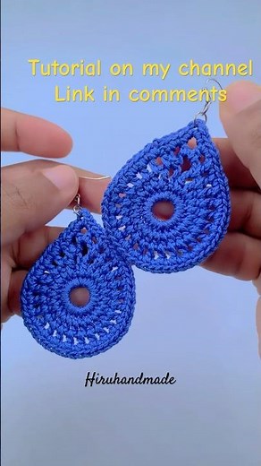A simple and beautiful crochet earring pattern