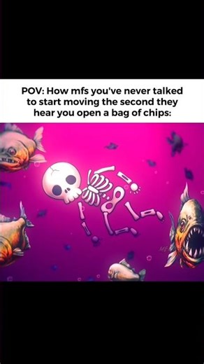 POV: How mfs genuinely start moving the second they hear you open a bag of chips #anime #danganronpa