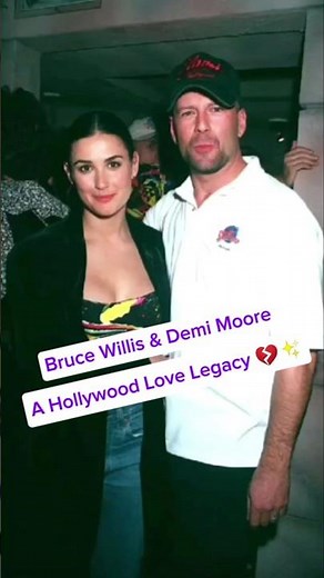 A Hollywood Love Legacy 💔✨: Bruce Willis & Demi Moore Timeless Moments #brucewillis #demimoore