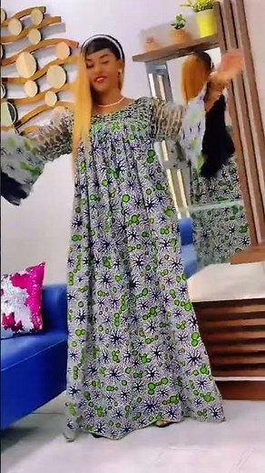 Cette robe longue africaine est un véritable cadeau pour vos yeux, Très Jolie Robe en Pagne Africain