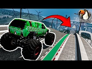 Awesome New Map! - Car Jump Arena 2 (BeamNG)