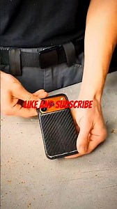 Diy iphone case carbon fibre #aesthetic #hacks