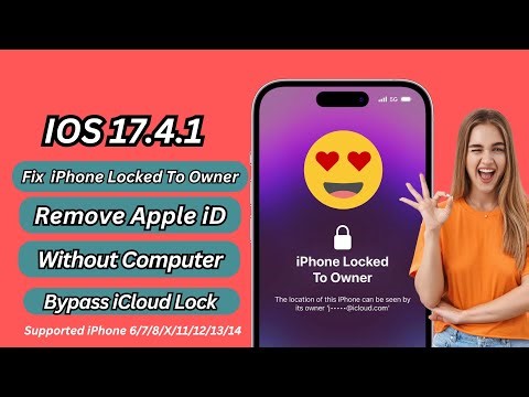 IOS 17.4.1 Remove Apple iD Activation! How To Unlock iPhone iPad Activation/Fix iPhone Lock To Owner