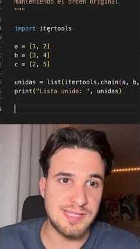 Cómo unir varias listas y eliminar duplicados en Python 🔗 #programación