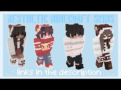 aesthetic winter and christmas minecraft skins ❄️ | links in description