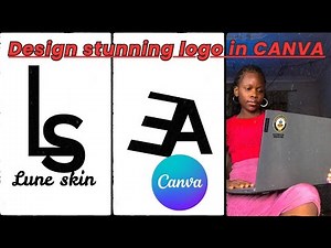 Learn How to Design a Monogram Logo in Canva | Canva Tutorial for Beginners| logo design