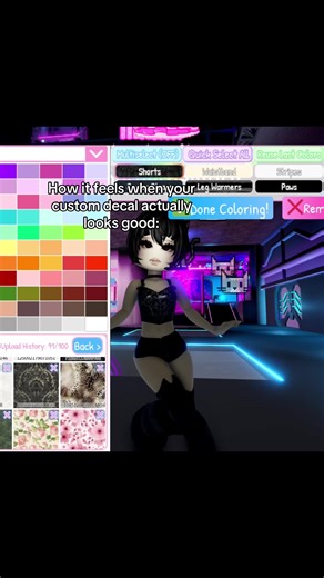 Took me a lot of tries but yay🥹 #fyp #royalehigh #real #cute #roblox | custom decals