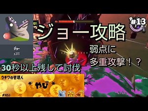 【ジョー攻略】ジョー１０体討伐＃１３【スプラトゥーン３・サーモンランNW】
