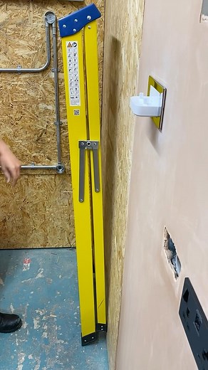 eFIXX on Instagram: "The Hidden Secret of Step Ladders Exposed Who knew step ladders are designed to perfectly balance flat against the wall. #lifehacks #steps #stepladder #electricians #trades #tradesperson #sparks #electricianslife #sparkylife"