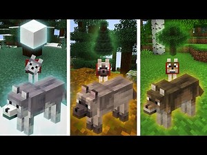 HOW TO FIND ALL NEW WOLVES IN MINECRAFT 1.21!