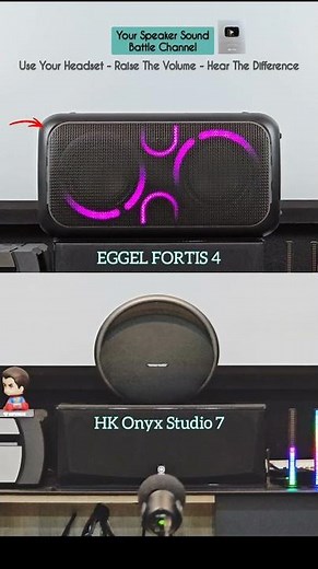 Eggel Fortis 4 vs HK Harman Kardon Onyx Studio 7