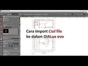 TUTORIAL DIALUX EVO PART- 1 IMPORT CAD FILE