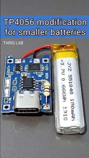 TP4056 charging module modification