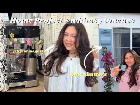 A Home Window Project w/ Blue shutters + New Jellycats