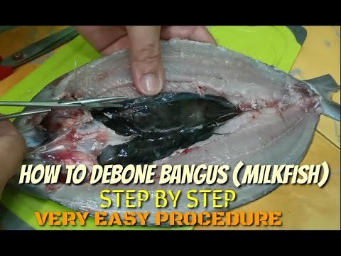 HOW TO DEBONE BANGUS, MILKFISH / STEP BY STEP, SUPER EASY PROCEDURE
