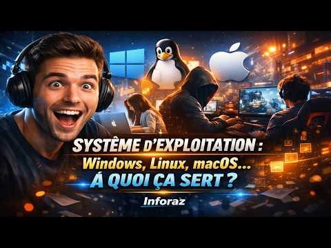 Système d’exploitation Windows, Linux, macOS… à quoi ça sert Les bases de l’informatique
