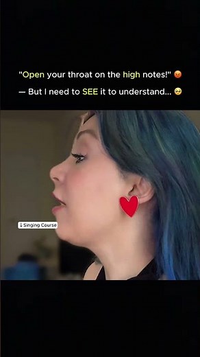 That Moment You Realize You Can Sing High Notes by Opening Your Throat Like this👀 Vocal Technique