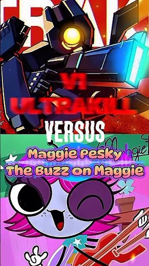 V1 Vs Maggie Pesky #ultrakill #thebuzzonmaggie #v1 #maggiepesky #edit #shorts #versus