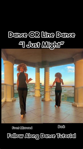 Dance OR Line Dance to “I Just Might” using Simplified moves from or inspired by @Bruno Mars video. #ijustmight #dancetutorial #dance #linedance #tutorial