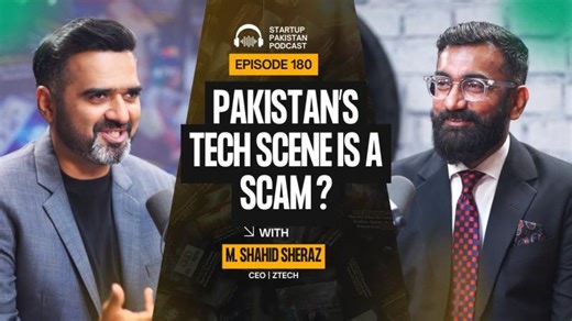 Pakistan’s Tech Scene Is A SCAM? | Muhammad Shahid Sheraz, CEO Ztech | Podcast #180 | Muhammad Shahid Sheraz ☑ Global CIO Award Winner