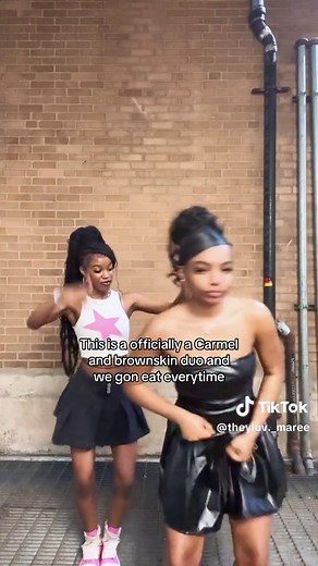 Young Baby Lia Lin and Cyber.CaramelDarkSkinDuo Maree TikTok Duo Compilation