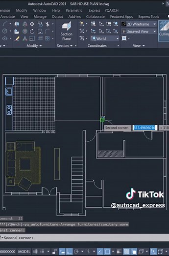 Cómo colocar muebles en AutoCAD con el comando JJ