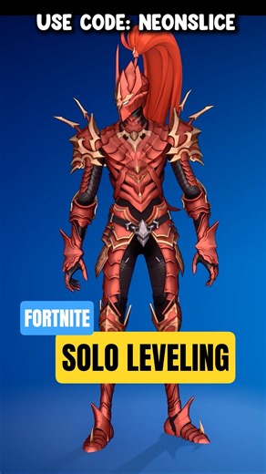 *NEW* Blood-Red Commander Igris Skin | Fortnite x Solo Leveling