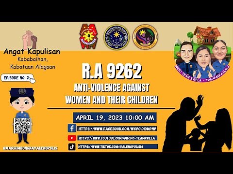 RA 9262 or Anti Violence Against Women and their Children Act of 2004