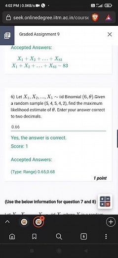iitm stats 2 Week 9 Graded Assignment solutions