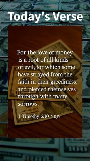 The Love of Money ⚠️ | A Powerful Warning from 1 Timothy 6:10