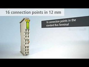 EN | HD Bus Terminals (High Density) with 16 channels from Beckhoff