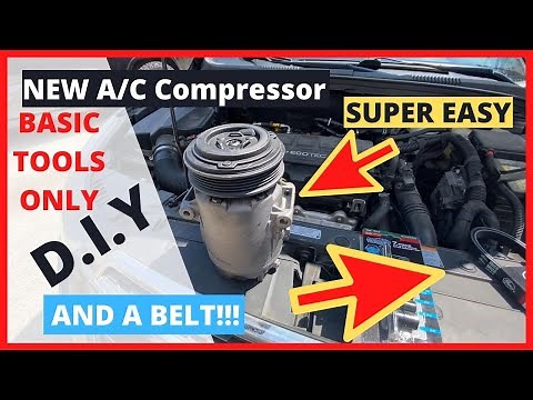 Chevy Cruze Replacing the ac compressor and serpentine belt