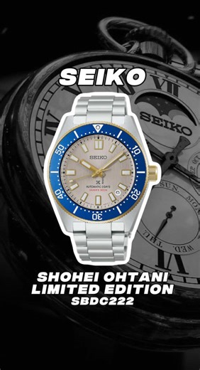 USAPANG LIMITED EDITION by RD Timepieces Seiko and MLB Superstar Shohei Ohtani Collaboration featuring: Seiko Prospex Diver Heritage 1965 SBDC222 Shohei Ohtani 2026 Limited Edition - worth ₱100,000 - limited to 1,700pcs Only Worldwide - Japan Exclusive Release #seikoprospex #shoheiohtani #seikolimitededition #seikosbdc222 #seikowatch